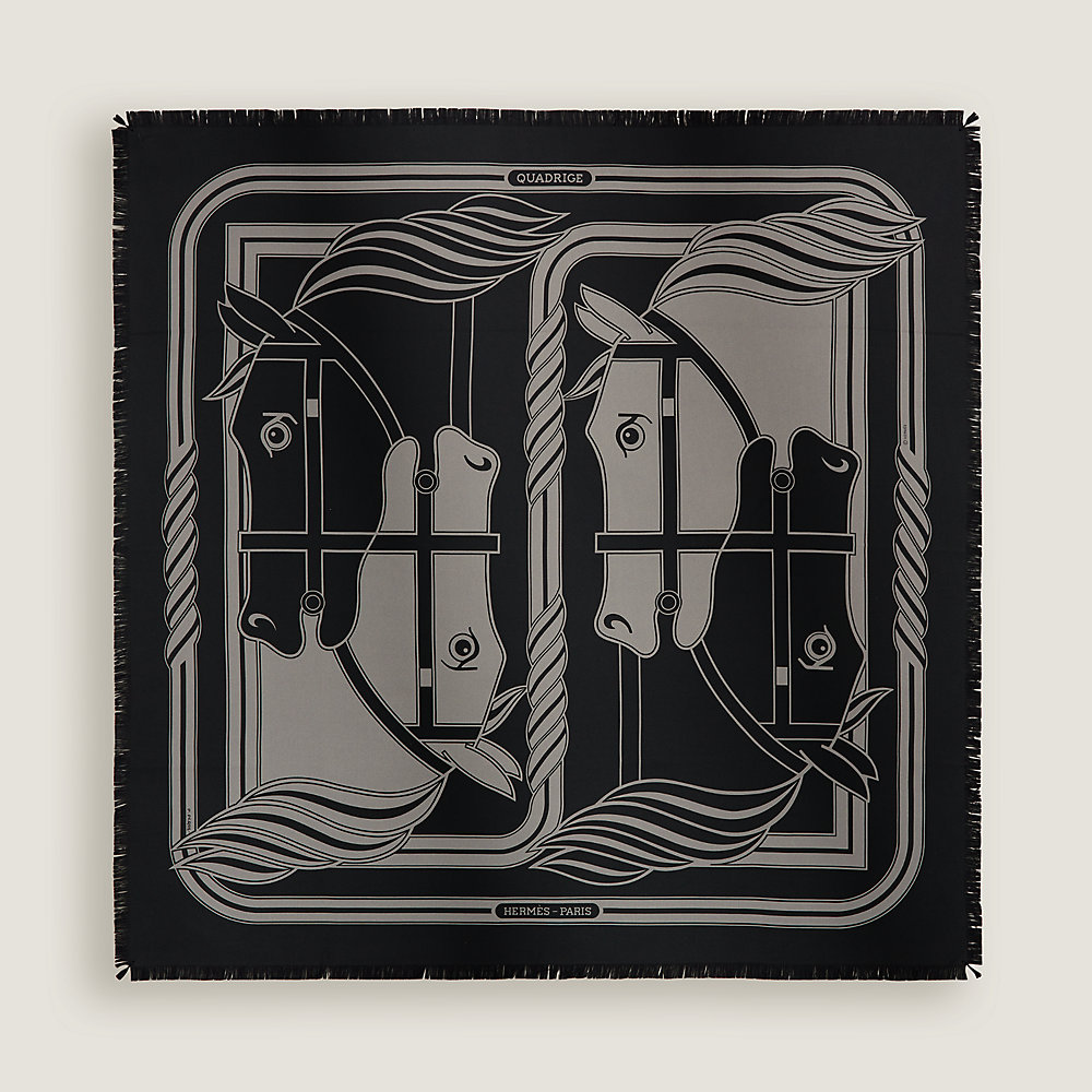 Quadrige fringed scarf 80 | Hermès Mainland China